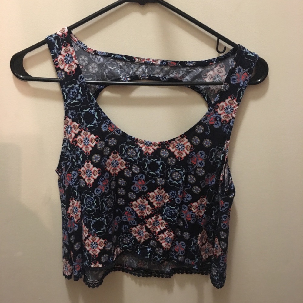 Floral crop top